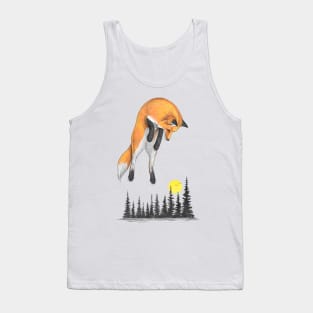 Fox on the hunt Tank Top